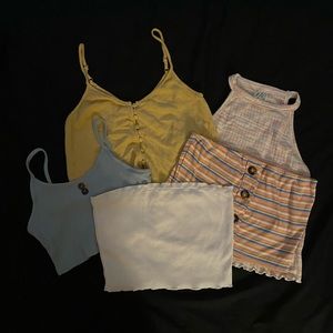 crop tops/ tube top bundle